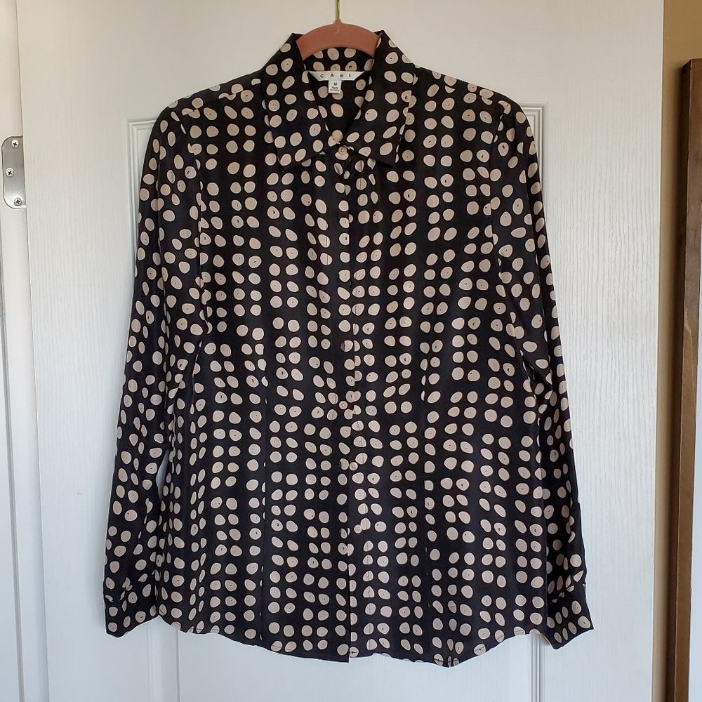 CAbi VINTAGE Silk Blouse #664